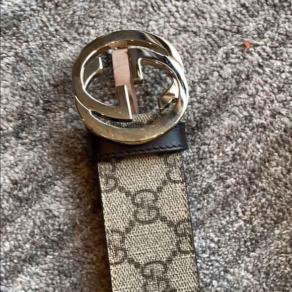 Gucci patterned belt